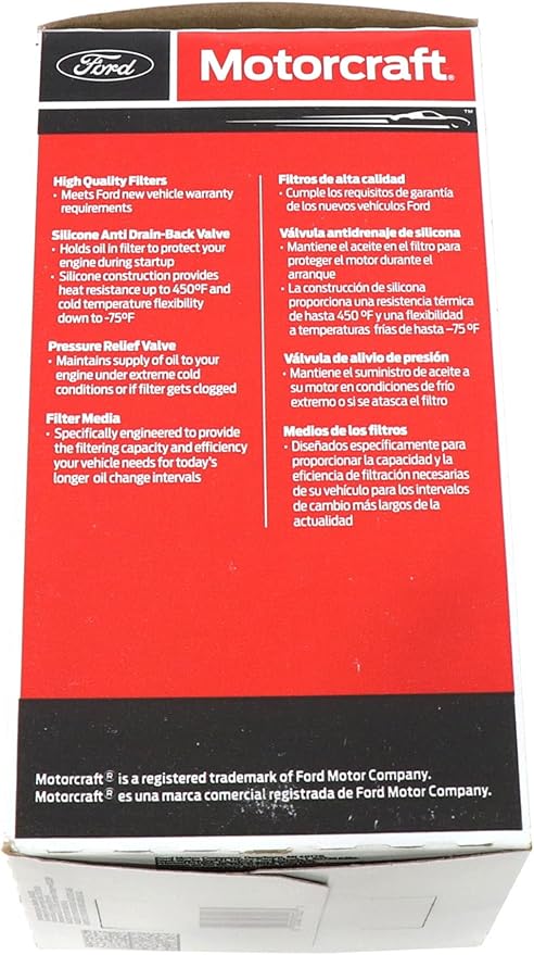 Motorcraft Oil Filter - FL2124S (Replaces FL2051S) (Pack of 2)