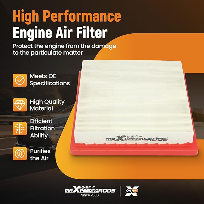 maXpeedingrods CA10741 Engine Air Filter for Lexus CT200H 2011-2017, NX300H 2015-2021, Fit for Toyota Prius 2010-2015, Prius V 2012-2018, Prius Plug-In 2012-2015, RAV4 2016-2018, Replaces 17801-37020
