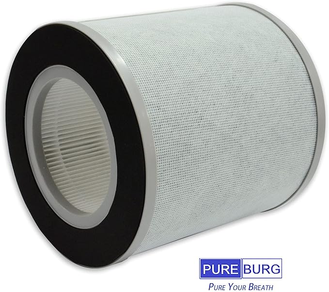 PUREBURG HAP260 Replacement True HEPA Filters Compatible with PURITIX HAP260 Air Purifier (small),H13 4-Stage Filtration Activated Carbon,2-Pack