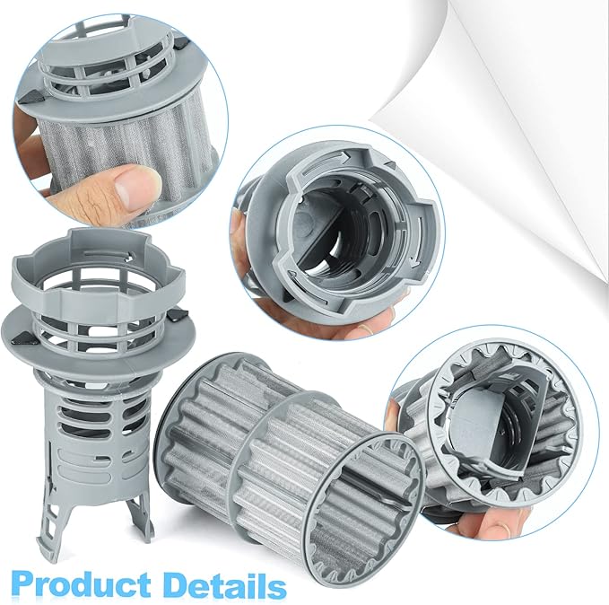 New Upgraded 00645038 645038 Micro Filter For Bosch Kenmore Dishwasher Parts Replaces AP4339631, 00651097, 1560725, 651097, AH3479708, EA3479708, PS3479708, PS8730270
