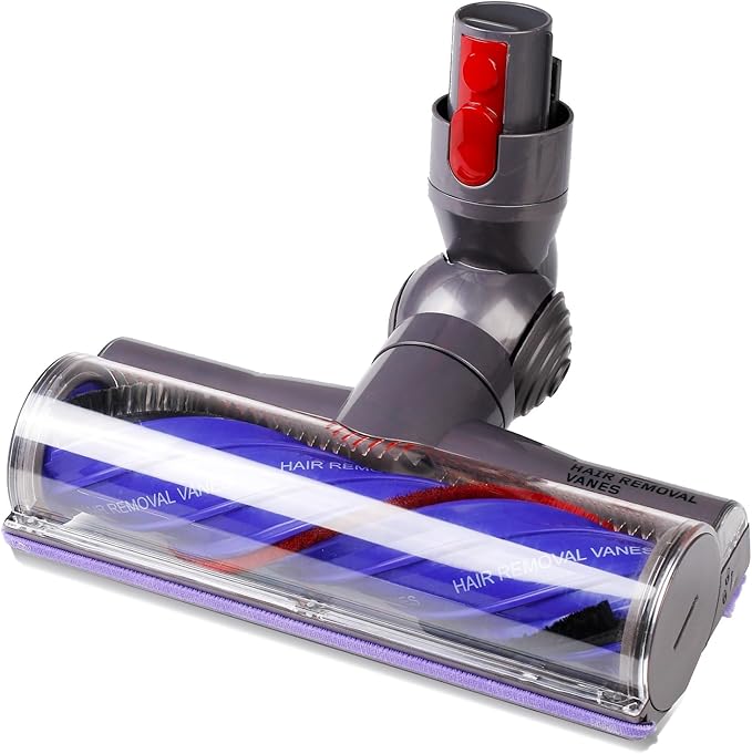 Upgrade Anti-Tangle Replacement Vacuum Head Compatible with Dyson V8, Cyclone V10,V11,V15 Cordless Vacuum Cleaners, Suitable for Thin Carpets, Hardwood Floor