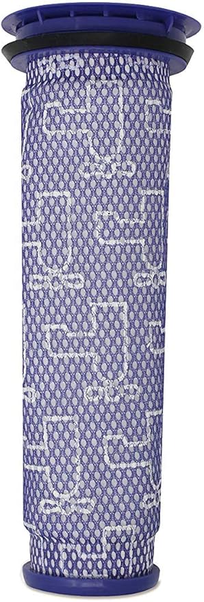 Vacuum Filter Replacement Kit for Dyson Compatible with Dyson V7, V8 Animal, V8 Absolute & SV10 - Replaces Part # 965661-01 & 967478-01, Washable & Reusable, Improves Performance & Air Quality
