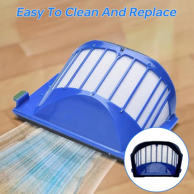 Replacement Parts Accessories Kit for iRobot Roomba 600 Series 694 675 692 690 680 650 660 620 665 695 651 614 & 500 Series 595 585 564, 6 Filter, 6 Side Brush, 3 Bristle and Beater Brush Set