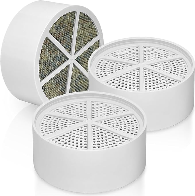 3-Pack Replacement Bath Water Filter Cartridge for Tub Compatible with Beati Faucet Bath Filter,Water Softener Filter for Hard Water Reduce Chlorine