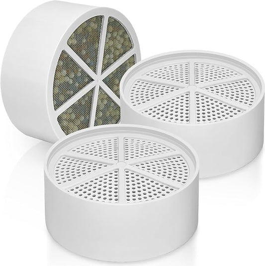 3-Pack Replacement Bath Water Filter Cartridge for Tub Compatible with Beati Faucet Bath Filter,Water Softener Filter for Hard Water Reduce Chlorine