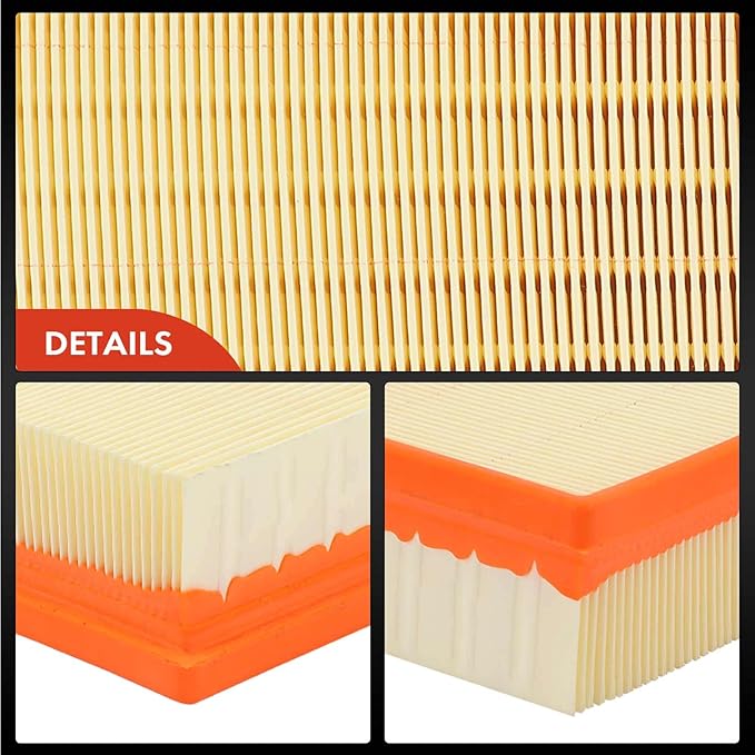 A-Premium 2-C Front Engine Air Filter Compatible with BMW X5 2016 2017 2018 2.0L, Replace# 13718626739