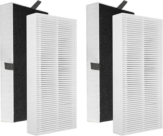 4 Pack Filter Replacement for HRF201B Compatible with Honeywell HHT270, HHT270W, HHT290 Series and Compatible with Febreze FRF102B Purifiers