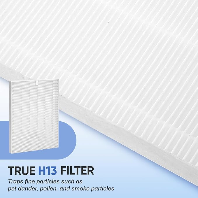 5510 5520 Replacement Filter Q Compatible with Winix 5510 and 5520 Air Purifier, Includes H13 Filter and Carbon Filter, Part# 1712-0123-00