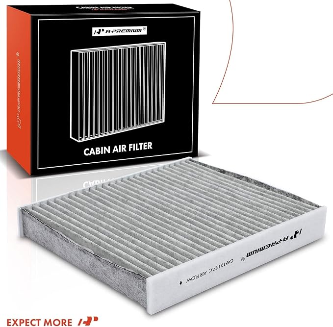 A-Premium Cabin Air Filter with Activated Carbon Compatible with Lexus, Toyota, Mazda Models - Avalon, Camry, Corolla, Highlander, Prius, RAV4, Sienna, Venza, ES300h, NX250, RX350