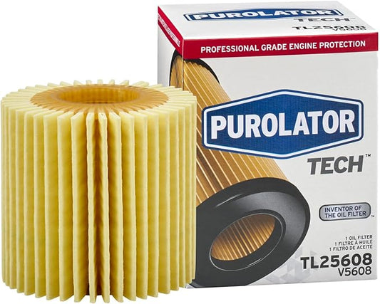 Purolator TL25608 PurolatorTECH Cartridge Oil Filter Compatible With Toyota Camry, RAV4, Highlander, Tacoma, Sienna, Avalon, Lexus RX350 and ES350