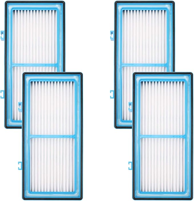 4 Sets HAPF30AT Blue True HEPA Filter Replacement for Holmes Models AER1 Series, HAPF300AT for Replacement Parts # HAPF300AH-U4R, HAP242-NUC