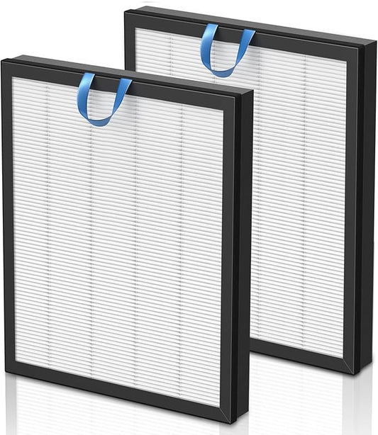 Vital 200S Replacement Filter for LEVOIT Vital 200S Vital 200S-P Air Purifier, High-Efficiency Activated Carbon Filter, Vital 200S-RF, LRF-V201-WUS, 2 Pack, White