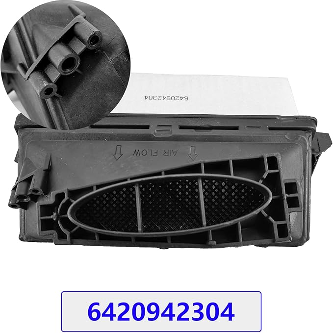 Air Filter Set Fit For Mercedes-Benz ML350 ML320 GL350 GLE350D GLS350D S350 Left & Right Pair Replace 6420940000