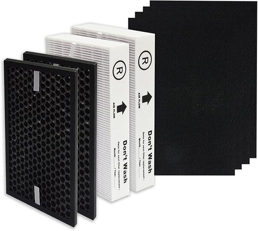 PUREBURG Replacement HEPA Filter Kit Compatible with Honeywell InSight Air Purifiers, HPA5100B / HPA5150, HRF-R1 HRFSC1 HRF-A100