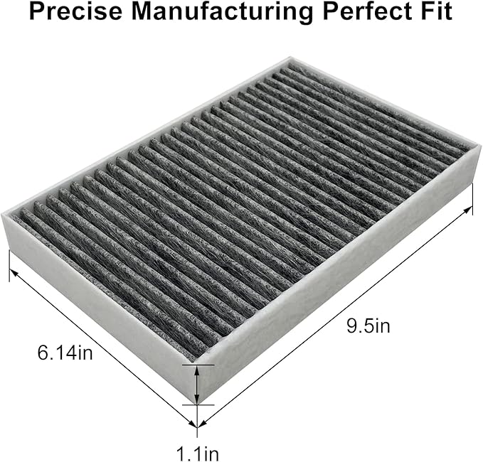 JOJOMARK for Tesla Model S Cabin Air Filter with Activated Carbon Fit 2012-2015 Model S 1035125-00-A. (2012-2015 Activated Carbon)