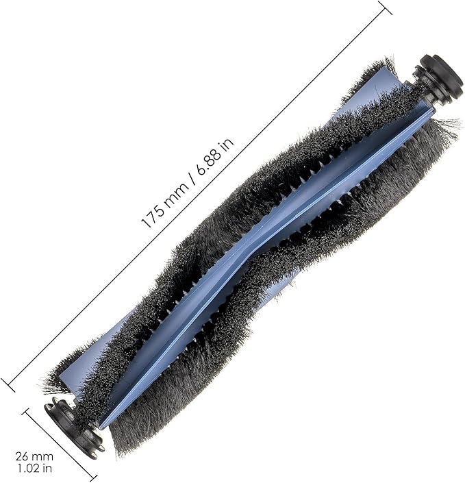 (3 Pieces) Replacement Main Brush Compatible With Eufy X10 Pro Omni/ E35 Robot Vacuum, Replacement Parts Accessory Kit, 3 Brush Rollers