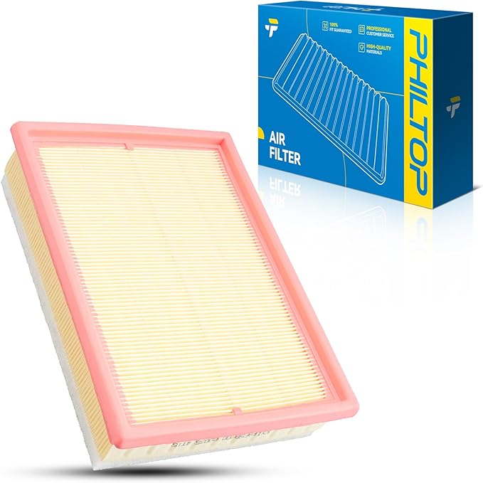 PHILTOP Engine Air Filter, Compatible with CA9007 BMW 325i 2001-2005, 325Ci 2001-2006, Z4 2003-2006, 323i 1999-2000, 328i 1999-2000, 530i 2003, Flexible Panel