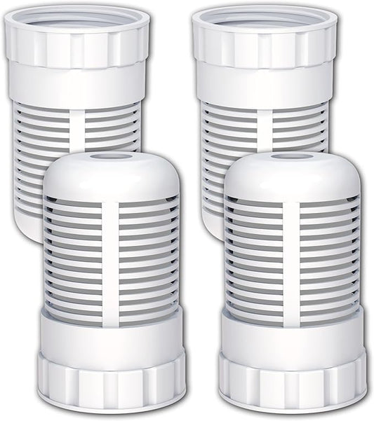 Alkaline Water Filter Replacement for Seychelle Dual-Filter 64 oz and Water Filter Pitcher 32 oz pH Enhancing Filtration, Compatible with Alexapure Pitcher, 4 PCS
