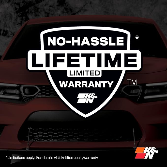K&N High-Flow Original Lifetime Engine Air Filter: Increase Power: Premium, Washable: Compatible with 2022-2026 Acura/Honda: MDX, Passport, Pilot, 33-5117