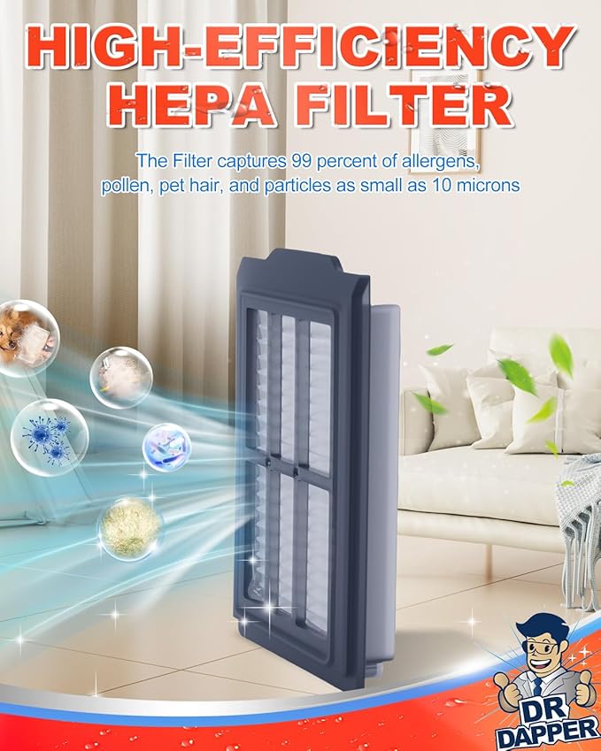 Replacement Filters Compatible with iRobot Roomba Plus 405/505 Combo Filter Replacements Robot Vacuum Cleaner Replacement Parts High Efficiency Filter Accessories, 3 Pack