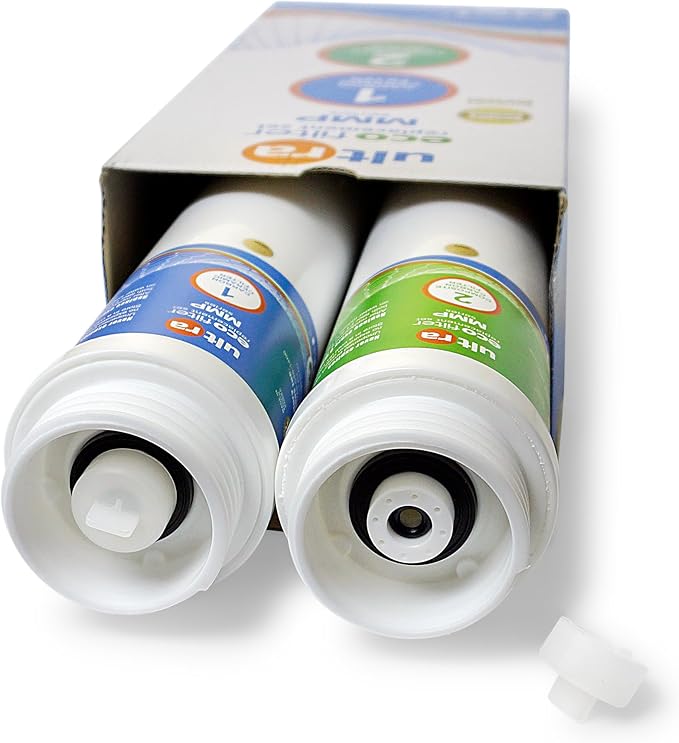 NCI MMP series ULTRA Eco Replacement Filters, compatible with TYENT MMP Series (MMP-5050, MMP-7070, MMP-9090, MMP-11T) Countertop Water Ionizer - Dual Carbon + Ceramic Filtration for Max ORP