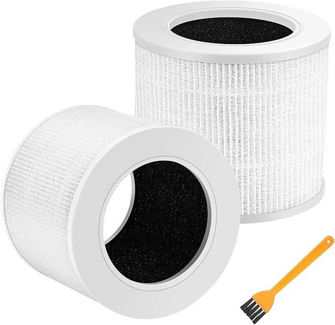 Core Mini Replacement Filter Compatible with LEVOIT Core Mini Air Purifier,Core Mini-P, 3-in-1 Replacement Filter, Replace Part #Core Mini-RF, 2 Filter