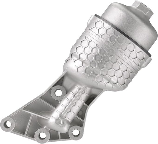 26300-3LAA0 Upgrade Aluminum Oil Filter Housing Complete Assembly Fit for Kia Telluride 20-24, Sedona 19-21, Sorento 19-20, Cadenza 17-20, Hyundai Genesis G80 17-20, Palisade 20-24