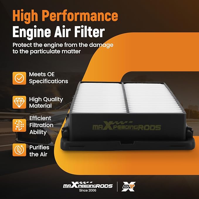 maXpeedingrods PA99540 28113-L1000 Engine Air Filter for Hyundai Sonata/Santa Cruz/Santa Fe/Tucson, for Kia K5/Carnival/Sorento/Sportage. Replacement for 28113N9000, WA11090 (Not Fit Hybrid)
