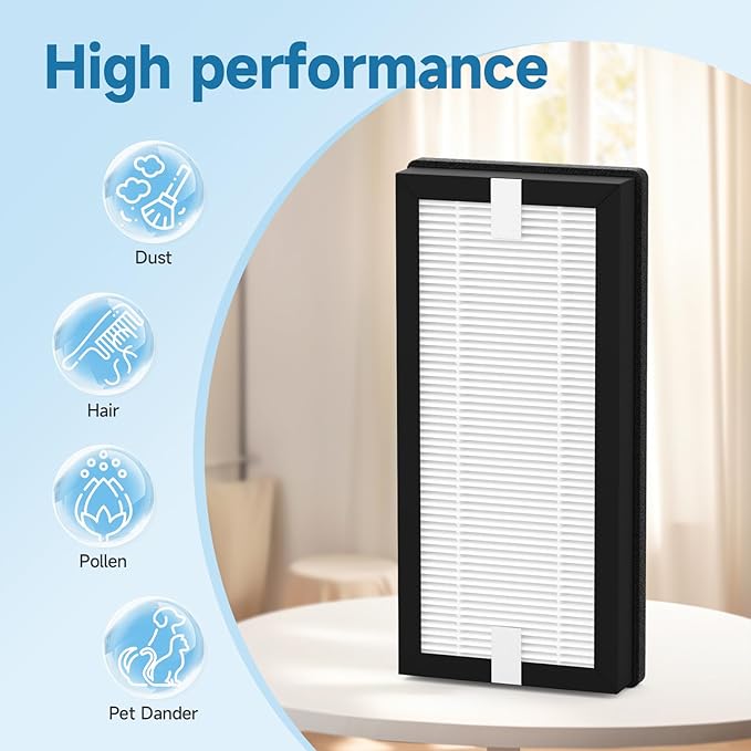 2-Pack HFD-120-Q Replacement Filter Compatible with Honey-Well HFD-120-Q QuietClean Purifier（for ASIN：B000ANEPYO）