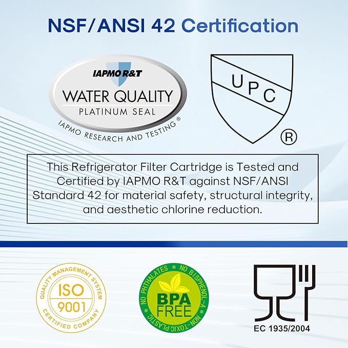 ICEPURE 10" x 2.5" Whole House Water Filter & RO 3-Stage Filter, Sediment & CTO Carbon Block Filters, NSF 42 Certified, Replacement for APEC ROES-50, iSpring RCC7AK, Express Water RO System, 3 Pack