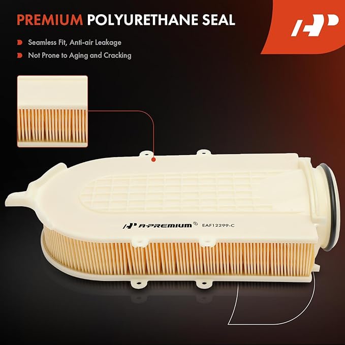 A-Premium 2-PC Engine Air Filter Compatible with BMW X5 2015-2020, X6 2017-2020, 4.4L, Replace# 13717638566