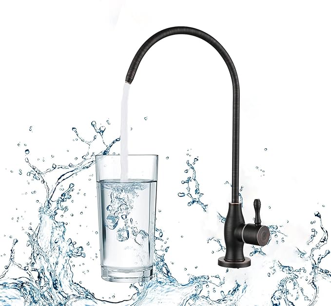 Drinking Water Faucet, RO Faucet, for Under Sink Water Filter System Kitchen Reverse Osmosis, Oil Rubbed Bronze