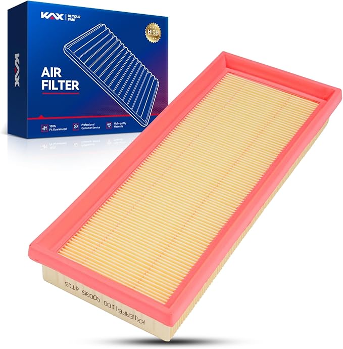 KAX Engine Air Filter, CA10604 Replacement for Smart Fortwo 2008-2015, Advanced Air Filter Media, Increased Acceleration