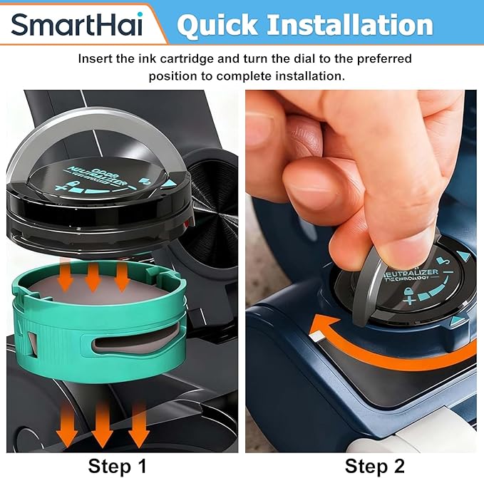 ZU102 Vacuum Filters & Odor Neutralizer Cartridges Kit Compatible with Shark ZU102 ZU100 Rotator Pet Upright Vacuum, Parts # 1238FT60 & 1239FT60 & 1541FC3000
