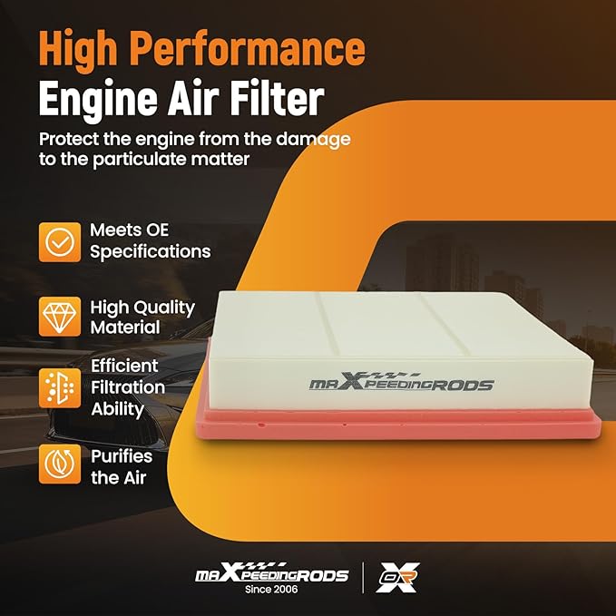 maXpeedingrods CA11305 Engine Air Filter Fits for BMW 320i/228i/328d/328i, 228i/320i/328i/328i GT/328d/428i xDrive, 428i xDrive Gran Coupe, 428i Grand Coupe, Air Filter Replacement Car Accessories