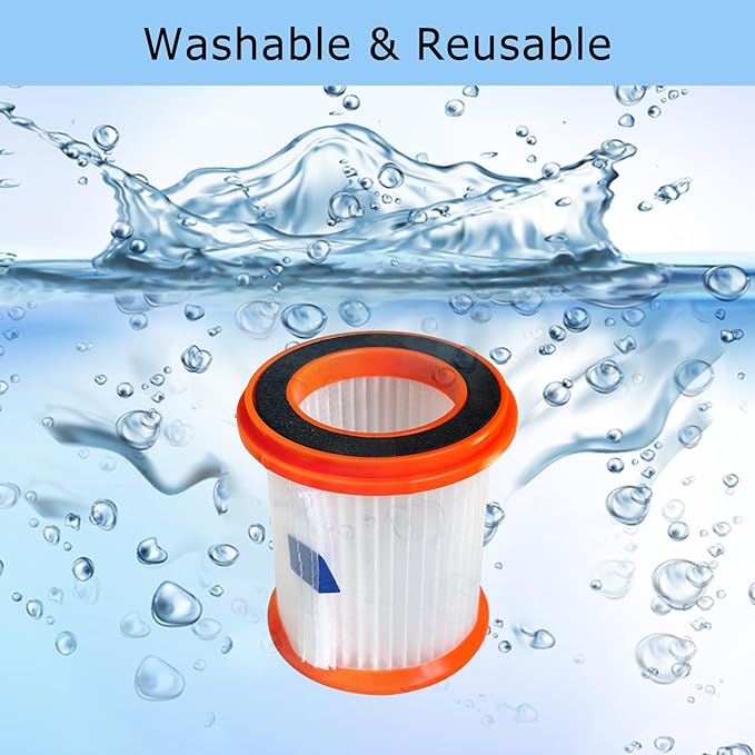 4 Pack HEPA Filters Fits MOOSOO XL618 Pro Type Cordless Stick Vacuum Cleaner, Also Fits Voweek VW-VC08 Cordless Vacuum