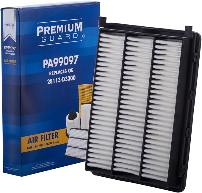 PG Engine Air Filter PA99097 | Fits 2017-2022 Kia Sportage, 2016-2021 Hyundai Tucson