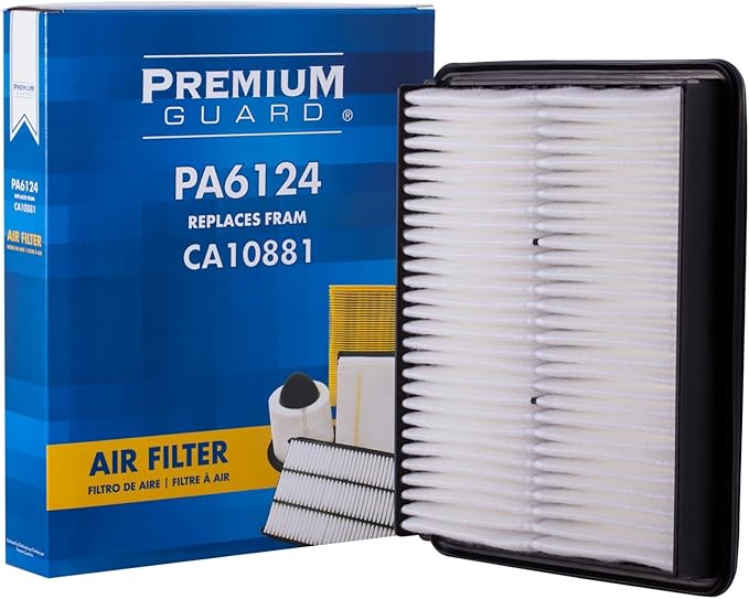 PG Engine Air Filter PA6124 | Fits 2011-2015 Hyundai Sonata, 2011-2016 Kia Optima, 2011-2013 Sorento, 2010-2012 Hyundai Santa Fe, 2012-2017 Azera, 2014-2016 Kia Cadenza