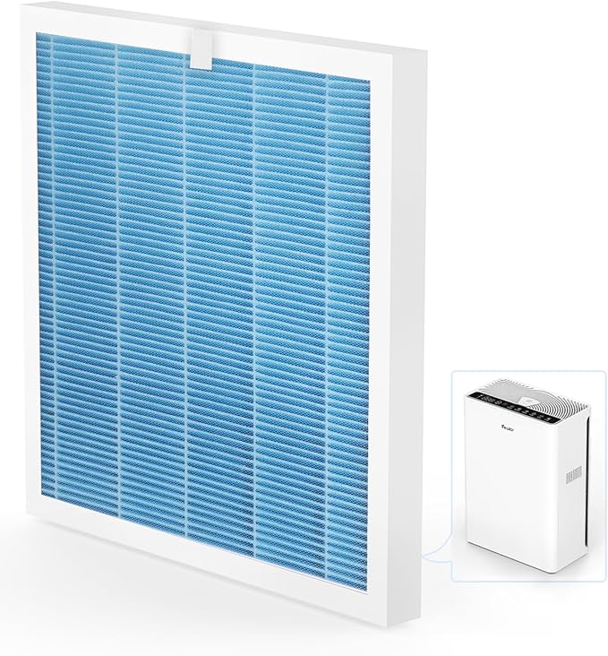 VEWIOR Official Replacement Filter True HEPA Replacement Filter, Compatible VEWIOR A3N Air Purifier, H13 True HEPA Filter for Air Cleaner, Pet Filter 1PCS