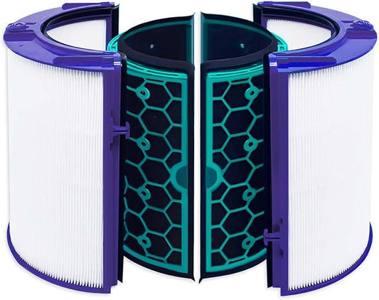 HEPA Filter & Activated Carbon Filter Compatible with Dyson Air Purifier TP04 HP04 DP04 Sealed Two Stage 360° Filter System Pure Cool Purifying Fan