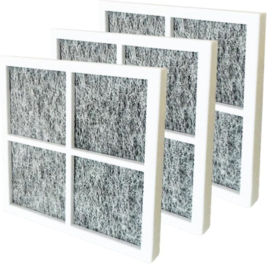 3 Pcs Refrigerator Air Filter Fit for LG LFCS31626S, LFX32945ST, LFXC24726S, LFXS30726B, LFXS30726S, LFXS30726W, LMXC23746D, LSFD2491ST Refrigerator Replacement Part