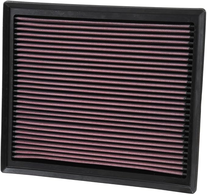 K&N High-Flow Original Lifetime Engine Air Filter: Increase Power: Premium, Washable: Compatible with 2014-2024 TOYOTA: Tacoma, Tundra, Sequoia, 33-5017