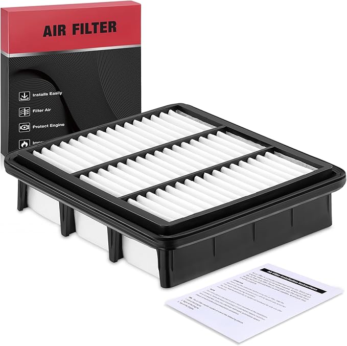 BDFHYK CA10470 Engine Air Filter Compatible with Hyundai Elantra 2007-2012, Compatible with Kia Forte 2010-2013, Forte Koup, L4 2.0L 2.4L, Replace# 28113-2H000
