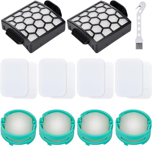 ZU102 Filter for Shark ZU100 Odor Neutralizer Cartridges for Shark ZU102 Pet Upright Vacuum Replacement Parts # 1238FT60 & 1239FT60 & 1541FC3000