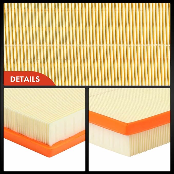 A-Premium Engine Air Filter Compatible with BMW E70 Series X5 2007 2008 2009 2010 L6 3.0L, Replace# 13717548888