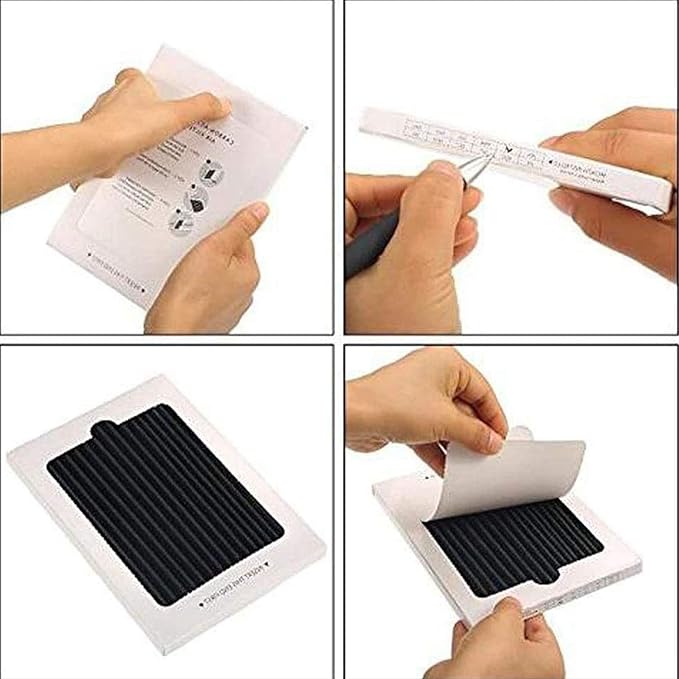 4 Pack Refrigerator Air Filter Replacement, Carbon Activated Refrigerator Air Filter Compatible with Frigidaire and Electrolux, Replaces SCPUREAIR2PK, EAFCBF, 242061001, 242047804