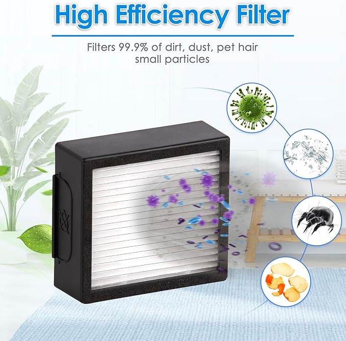 (7 Pack) Replacement HEPA Filter for iRobot Roomba Combo J7+/ Combo J9+/ Combo 10 Max | Vacuum Cleaner Accessories 【NOT FOR Roomba j7+/ Roomba j9+】