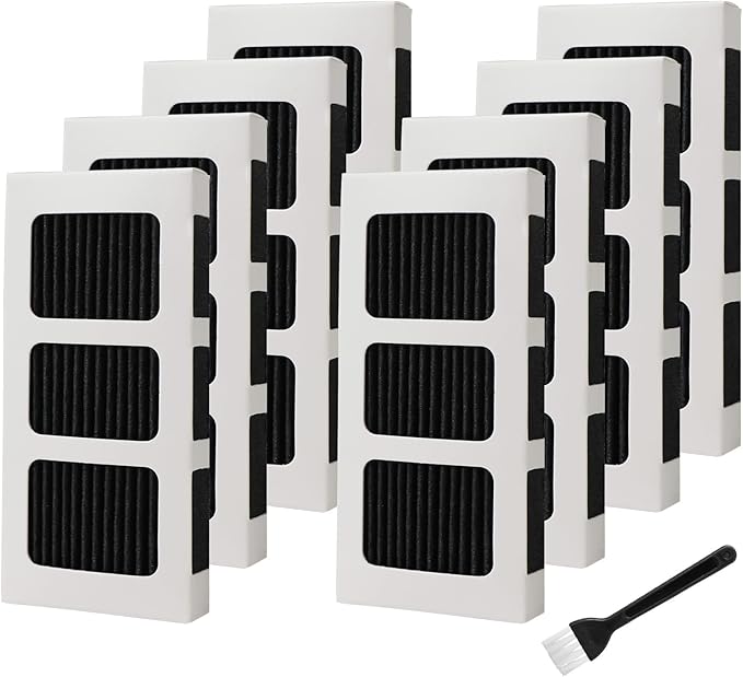 Paultra2 Refrigerator Air Filter Replacement Compatible with Frigidaire Pure Air Ultra II, Pureair Ultra 2, Electrolux Part 242047805, 5303918847, EAP12364179, 8 Pack