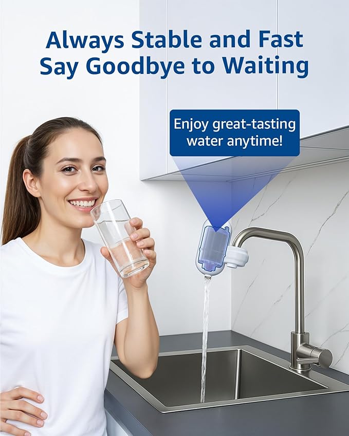 Waterspecialist Faucet Filter Replacement for All PUR® Water Filter Replacement, Filter Replacement RF-9999®, Pur® Plus RF-9999® Faucet Water Filter, NSF 42 Certified, 18-Month Value(6 Counts)