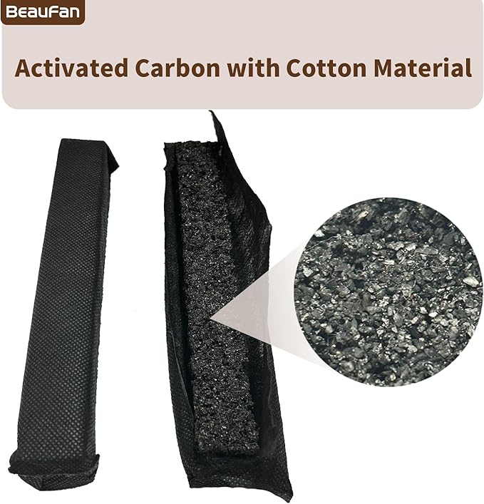 4 Pack Active Airclean Filter 7236280 Replacement for Miele Refrigerator, Odor Eliminator, Odour-Absorbing Active AirClean Filter for Refrigerator